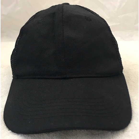 OTTO Adjustable Navy Blue Cloth&Mesh Snap Back Trucker Cap - Picture 1 of 11